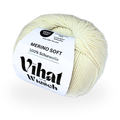Vihat & Wiesch | Merino Soft | 100% Virgin Wool | 50g (160m) | Needle 3 - 3.5mm | Natural White