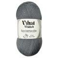 Vihat & Wiesch | 4-ply Sock Yarn | 75% Virgin Wool, 25% Polyamide | 100g (420m) | Dark Grey